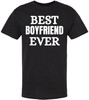 Best Boyfriend Ever Printed T-Shirt Romantic Boyfriend Anniversary Valentines Day Cotton Crewneck Tee