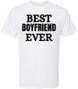 Best Boyfriend Ever Printed T-Shirt Romantic Boyfriend Anniversary Valentines Day Cotton Crewneck Tee