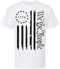 We the People 1776 USA Distressed Flag T-Shirt | US Independence Day July 4th Patriot Freedom Short Sleeve Shirt