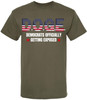 D.O.G.E Democrats Officially Getting Exposed T-Shirt USA Flag Funny Political Tee Shirt