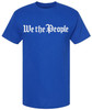 We The People Printed T-Shirt Patriotic USA Constitution Graphic Cotton Crewneck Tee