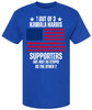 1 Out Of 3 Kamala Harris Supporters Are Just As Stupid As The Other 2 Printed T-Shirt Distressed American Flag Tee