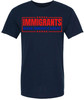 Immigrants Make America Great Printed T-Shirt | Pro Immigration Equality Unisex Political Statement Cotton Tee Shirt