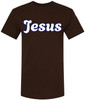 Jesus Printed Graphic T-Shirt Christian Faith Religious Cotton Crewneck Tee