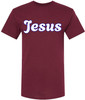 Jesus Printed Graphic T-Shirt Christian Faith Religious Cotton Crewneck Tee