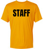 Staff T Shirt Printed Work Uniform Crewneck Tee Event Security Team Shirt Cotton Unisex