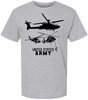 United States Army Black Hawk Helicopter & Special Forces Rappelling T-Shirt | US Training Crewneck Tee