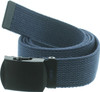 ARMYU Military Web Belt Reversible Cotton Canvas Army Camo & Solid Belts with Black Buckle 54"