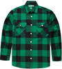 Extra Heavyweight Buffalo Plaid Flannel Shirt Cotton Outdoor Work Button Down Men's Shirt