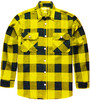Extra Heavyweight Buffalo Plaid Flannel Shirt Cotton Outdoor Work Button Down Men's Shirt
