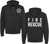 Fire Dept. Fire Rescue Full Zip Hoodie Firefighter Warm Double Side Hooded Zipper Sweatshirt for Men & Women