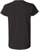 Naughty & Nice Women’s Printed T-Shirt | 100% Cotton Cute Holiday Graphic Christmas Tee Shirt for Women, Black