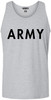 ARMY Physical Training PT Tank Top | US Military Infantry Exercise Training Sleeveless Printed Top