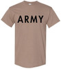 Men's Army PT Style T-Shirt | U.S. Army Military Physical Training Infantry Exercise Workout Gear Shirt