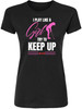 Women's Funny Golf T-Shirts Girls Cut Hilarious Tee Shirt for Competitive Fun Girl Crewneck Graphic Top