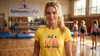 Just A Girl Who Loves Gymnastics Printed T-Shirt Sports Graphic 100% Cotton Crewneck Tee