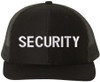 SECURITY Trucker Hat | Embroidered Structured Adjustable Uniform Guard Officer Official Bouncer Bodyguard Mesh Back Cap