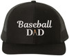 Baseball Mom or Baseball Dad Embroidered Trucker Cap Sports Parent Gift Mesh Snapback Adjustable Hat