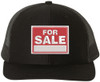 FOR SALE Sign Embroidered Trucker Hat | Adjustable Structured Mesh Back Baseball Cap