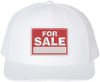 FOR SALE Sign Embroidered Trucker Hat | Adjustable Structured Mesh Back Baseball Cap
