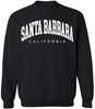 Santa Barbara California Crewneck Sweatshirt Travel Vacation Coastal Souvenir Cotton Polyester Fleece Pullover
