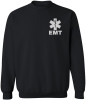 EMT Sweatshirt | Double-Sided Printed Emergency Medical Technician First Responder Crewneck Top