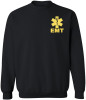 EMT Sweatshirt | Double-Sided Printed Emergency Medical Technician First Responder Crewneck Top