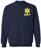 EMT Sweatshirt | Double-Sided Printed Emergency Medical Technician First Responder Crewneck Top