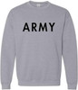 Army PT Crewneck Sweatshirt | USA Army Military Physical Training Exercise Workout Warm Sweatshirt