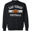 National Football US City League Teams Crewneck Sweatshirt | USA City Warm Sports Fan Gameday Pullover