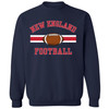 National Football US City League Teams Crewneck Sweatshirt | USA City Warm Sports Fan Gameday Pullover