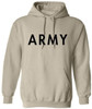 Men's Army Pullover Hoodie | US Army Military Physical Training PT Exercise Workout Gear Hooded Sweatshirt