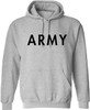 Men's Army Pullover Hoodie | US Army Military Physical Training PT Exercise Workout Gear Hooded Sweatshirt