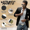 ARMYU Army Web Belt 100% Cotton Canvas Military Color Webbed Belts with Slider Buckle 54" Long