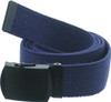 ARMYU Army Web Belt 100% Cotton Canvas Military Color Webbed Belts with Slider Buckle 54" Long