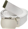 ARMYU Army Web Belt 100% Cotton Canvas Military Color Webbed Belts with Slider Buckle 54" Long