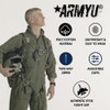 Flight Suit Coveralls Jumpsuit Military Style Air Force Pilots Costume Tactical Work Overalls Uniform for Men & Women