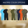 Flight Suit Coveralls Jumpsuit Military Style Air Force Pilots Costume Tactical Work Overalls Uniform for Men & Women