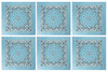 Trainmen Paisley 27" Jumbo Military Bandana Head Scarf Do-rag 100% Cotton Bandanna Face Cover 6-Pack