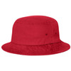 Red Lifeguard + Bucket Hat - Unisex Sun Protection Embroidered Logo Uniform Safety Cap for Men & Women