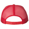 Red + Guard Trucker Hat | Mesh Back Snapback Adjustable Structured Professional Safety Lifeguard Cap Men Women | River Beach Watching