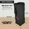 Top Load Heavyweight Cotton Canvas Tactical Military Duffle Bag Carryall Shoulder Storage Bulk Travel Bag
