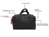 Tactical Parachute Cargo Bag Heavy Duty Canvas Carry Duffle Simple Solid Spacious Gear Bag