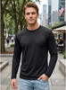 Army Universe Lightweight Breathable Long Sleeve T-Shirt 3 Pack, 100% Polyester Moisture Wicking Athletic Tee Shirt