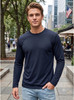 Army Universe Lightweight Breathable Long Sleeve T-Shirt 3 Pack, 100% Polyester Moisture Wicking Athletic Tee Shirt