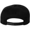 SECURITY Snapback Hat Flat Bill Six Panel Adjustable Mid Profile Uniform Guard Officer Agent Cap (Black with Gold Text)