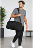 Hybrid Travel Duffel Bag - Lightweight Weekender Carry On 25L