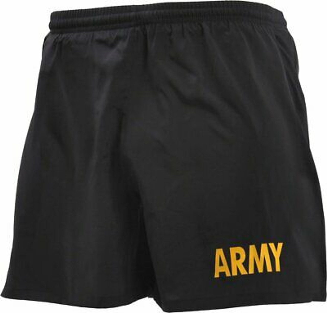 Black US Army PT Shorts APFU Physical Training Work Out Running Exercise  Gym PT