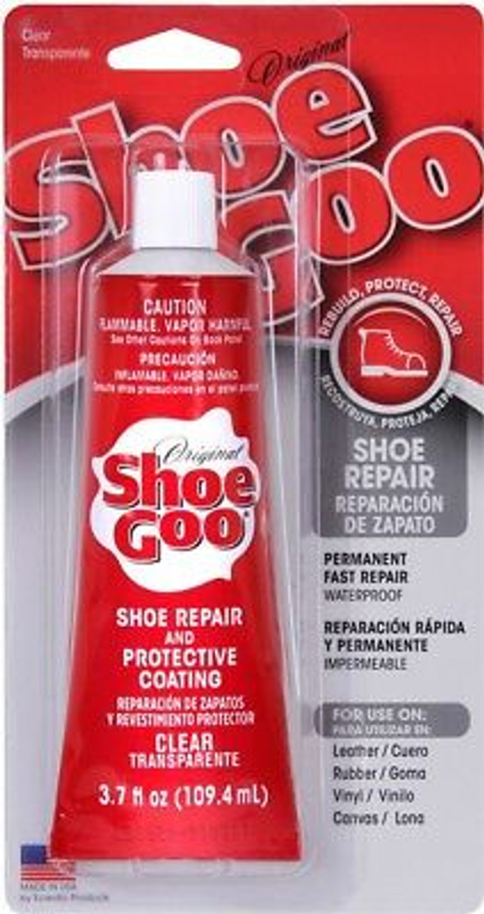 Shoe Goo Repair Adhesive for Fixing Worn Shoes or Boots, Clear, 3.7 Oz 