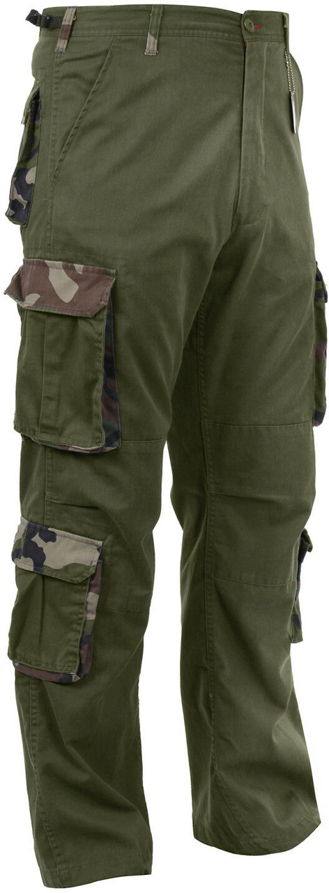 Buy Olive Drab Trousers & Pants for Women by IVOC Online | Ajio.com